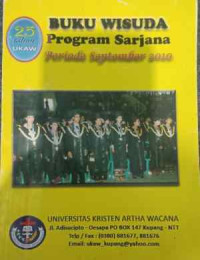 Image of Buku Wisuda Program Sarjana (UKAW)