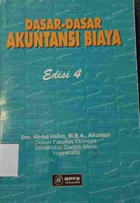 Image of Dasar-Dasar Akuntansi Biaya