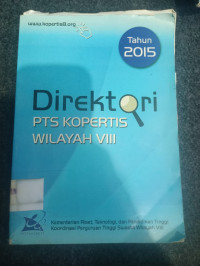 Image of Direktori PTS Kopertis Wilayah VIII
