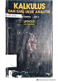 Image of Kalkulus Dan Ilmu Ukur Analitik