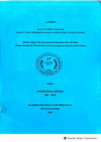 Image of Laporan PKL pada BPR Citra Putra Fatuleu