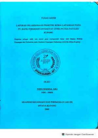 Image of Laporan PKL pada BPR Citra Putra Fatuleu Kupang