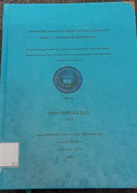 Image of Laporan PKL pada CV. Bahari Persada Kupang