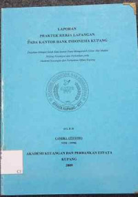 Image of Laporan PKL pada Kantor BI Kupang
