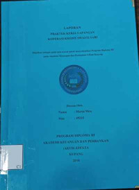Image of Laporan PKL pada Kopdit Swasti Sari