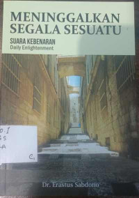 Image of MENINGGALKAN SEGALA SESUATU