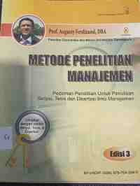 Image of Metodologi Penelitian Manajemen