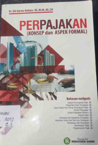 Image of Perpajakan (Konsep dan Aspek Formal)