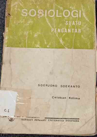 Image of Sosilogi Suatu Pengantar